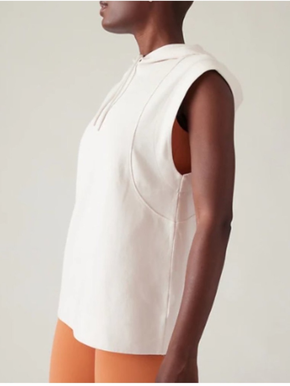 Athleta Sundown Sleeveless Relaxed Hoodie Sweatshirt - Picture 3 of 9
